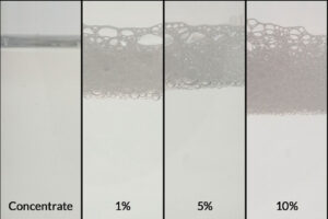 Explore the versatility of ZERUST AxxaWash KF-121 Metal Cleaner: 1%, 5%, and 10% dilutions for tailored metal cleaning solutions.